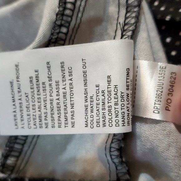 In Every Story Universal Fit Black w/ Square Micro Polka Dot Print Slacks, 20 - Picture 9 of 9